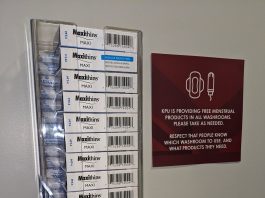 Free period products to be available in all KPU washrooms
