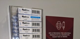 Free period products to be available in all KPU washrooms