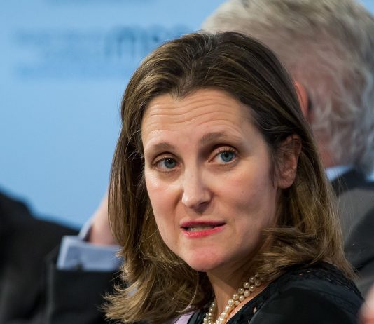 Freeland says Liberal government respects Alberta electing Danielle Smith as premier