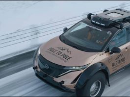 Nissan Arya – Pole to Pole 27,000 km Expedition – Lands in
