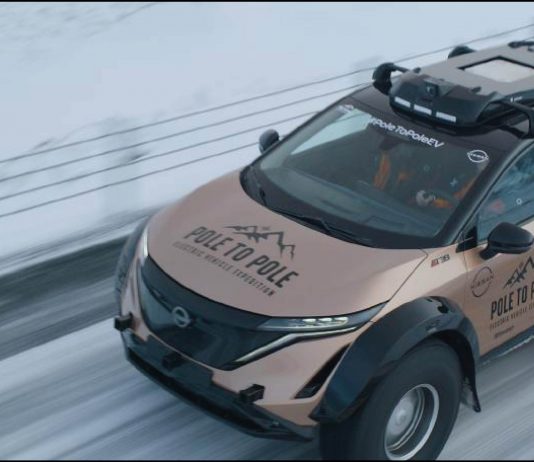 Nissan Arya – Pole to Pole 27,000 km Expedition – Lands in