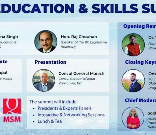 BC-IBN, GELP, and Consulate General of India in Vancouver Present the Education and Skills Summit