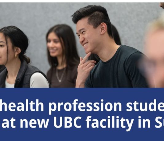 More health-profession students will train at new UBC facility in Surrey