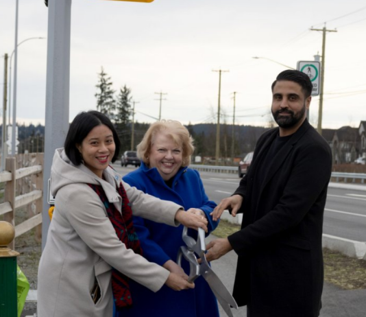 Surrey celebrates completion of road widening on 152 Street