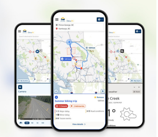 DriveBC enhances accessibility, user experience with new platform