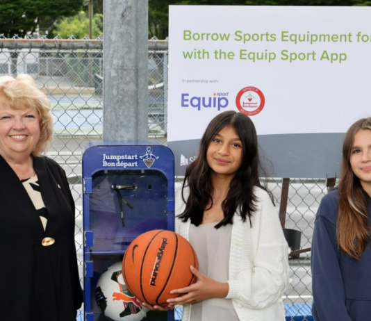 City of Surrey launches North America’s first free self-service sports equipment stations