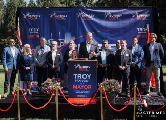 Surrey Now Launches Full Slate of Candidates at Peace Portal Event with Over 350 in Attendance